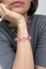 Charger l'image dans la galerie, Bracelet Bulle - perles de cristal de roche, plaqué or 18 carats